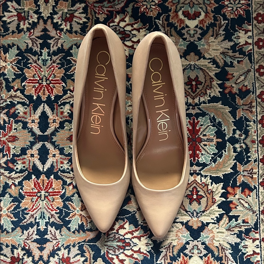 Calvin Klein Kristin Women's Nude Heels